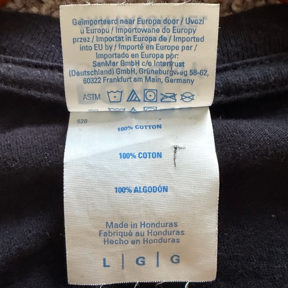 Port and Company Black Level 21 Unlocked Tee Men’s Size L - Picture 7 of 7